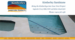 Desktop Screenshot of kimberleysandstone.com.au